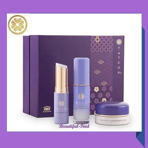 Tatcha Ageless Revitalizing Eye Cream 3 Pc Set NIB